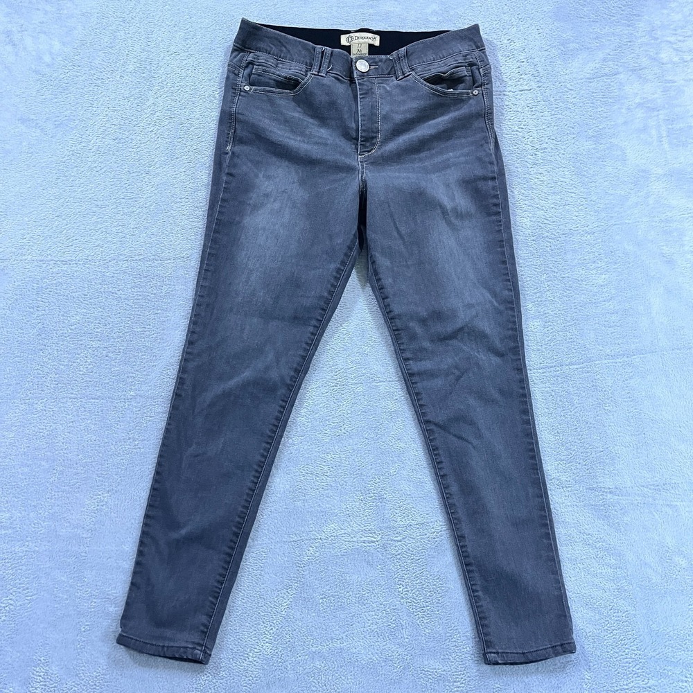 Democracy AB Technology Jeans Women's 12 Skinny Grey‎ Denim Stretch